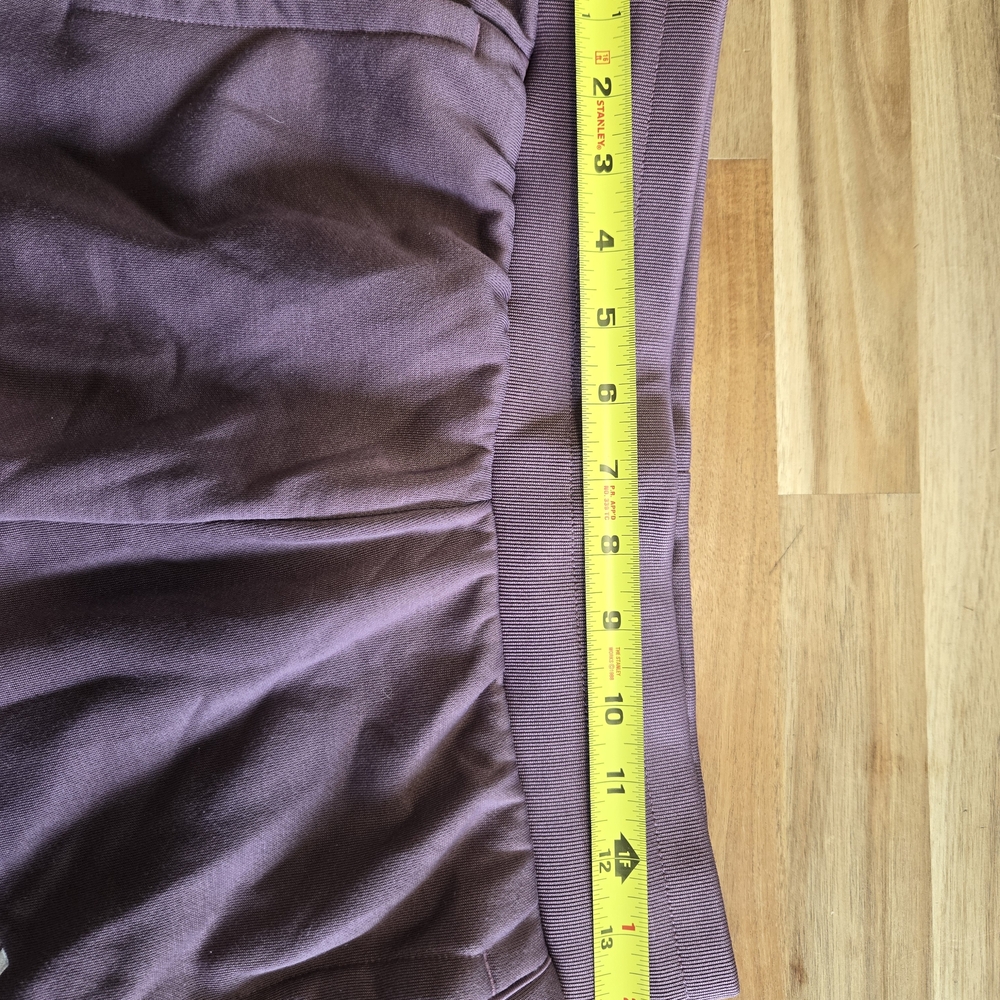 Nwot Womens Adidas Purple Fleece Sweatpants Relaxed Fit Joggers Size Small - Picture 4 of 5
